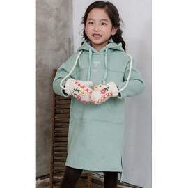 Girl Casual/Daily Solid Hoodie & Sweatshirt,Cotton..