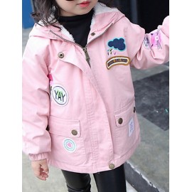 Girl Casual/Daily Solid Suit & Blazer,Cotton Winte..