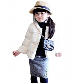 Girl Casual/Daily Solid Suit & Blazer,Cotton Winte..
